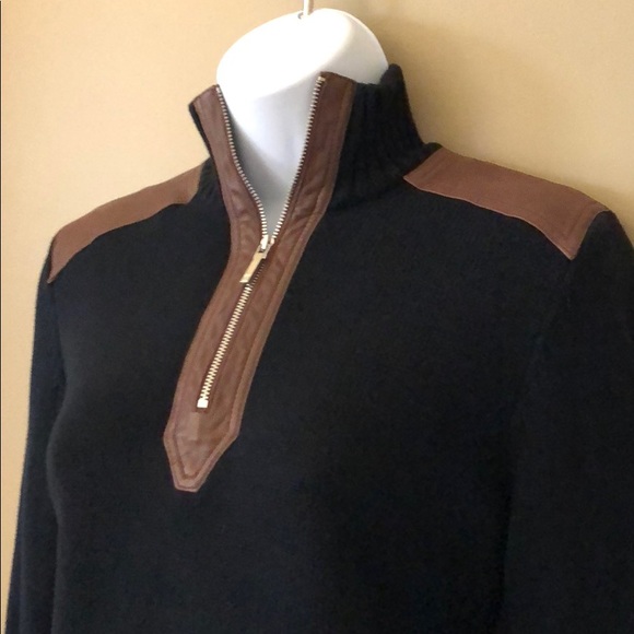 Ralph Lauren Tops - RALPH LAUREN Embellished Black Knit Top